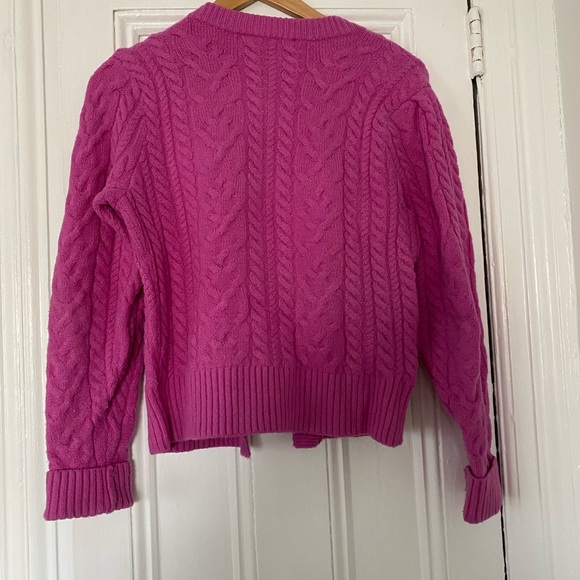 Fuscia Something Navy Cardigan - Picture 3 of 3